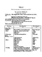 Giáo án Âm nhạc Lớp 4 - Tuần 22